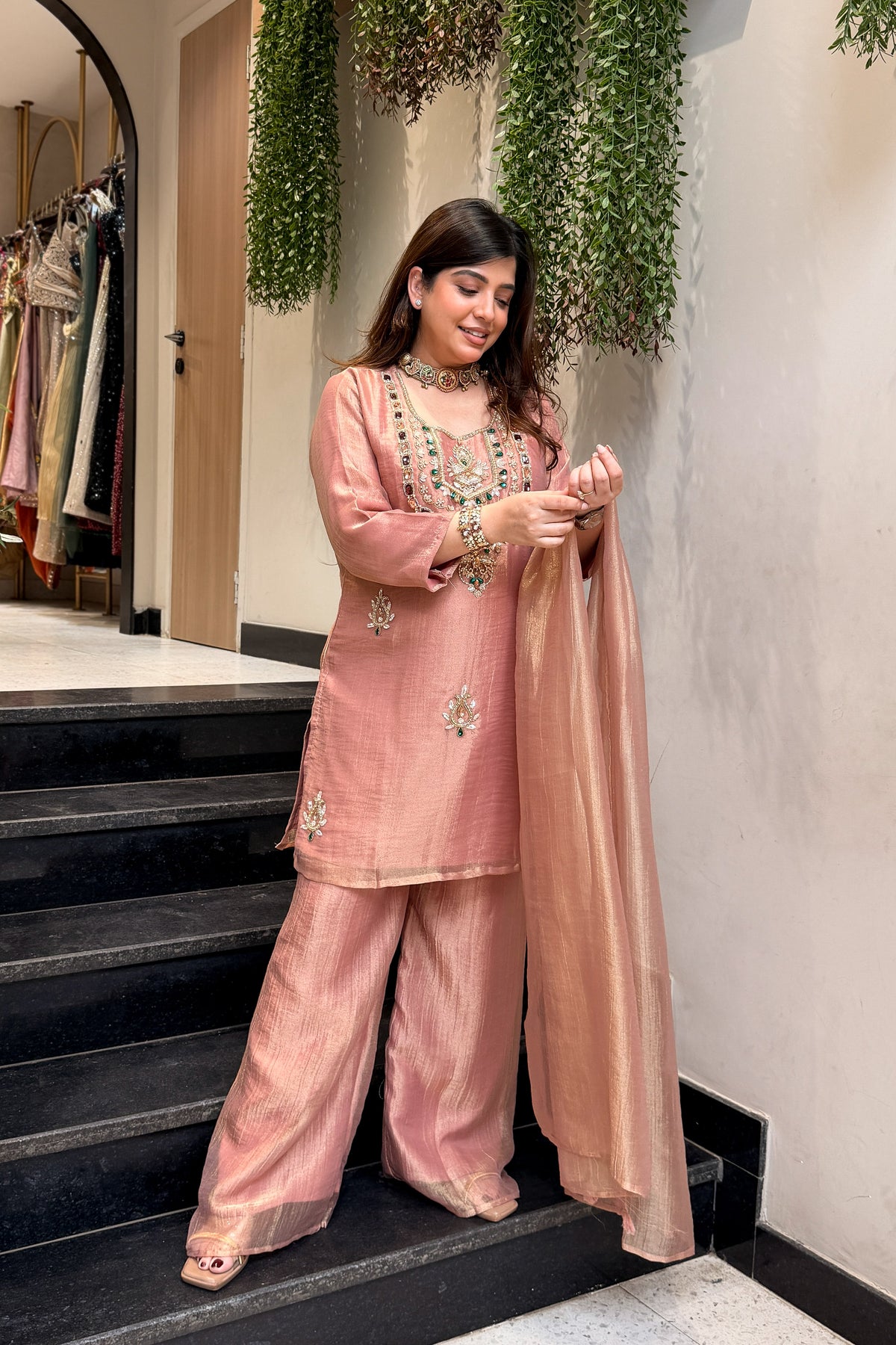 Rupika Hand Embroidered Suit Set