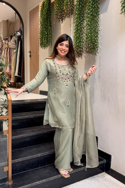 Rupika Hand Embroidered Suit Set