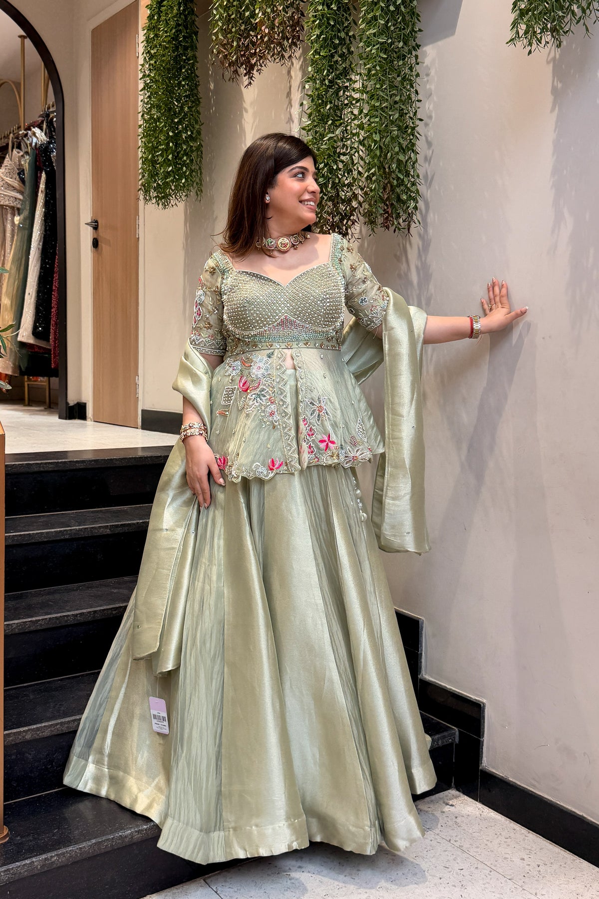 Samvya Hand Embroidered Lehenga