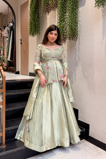 Samvya Hand Embroidered Lehenga