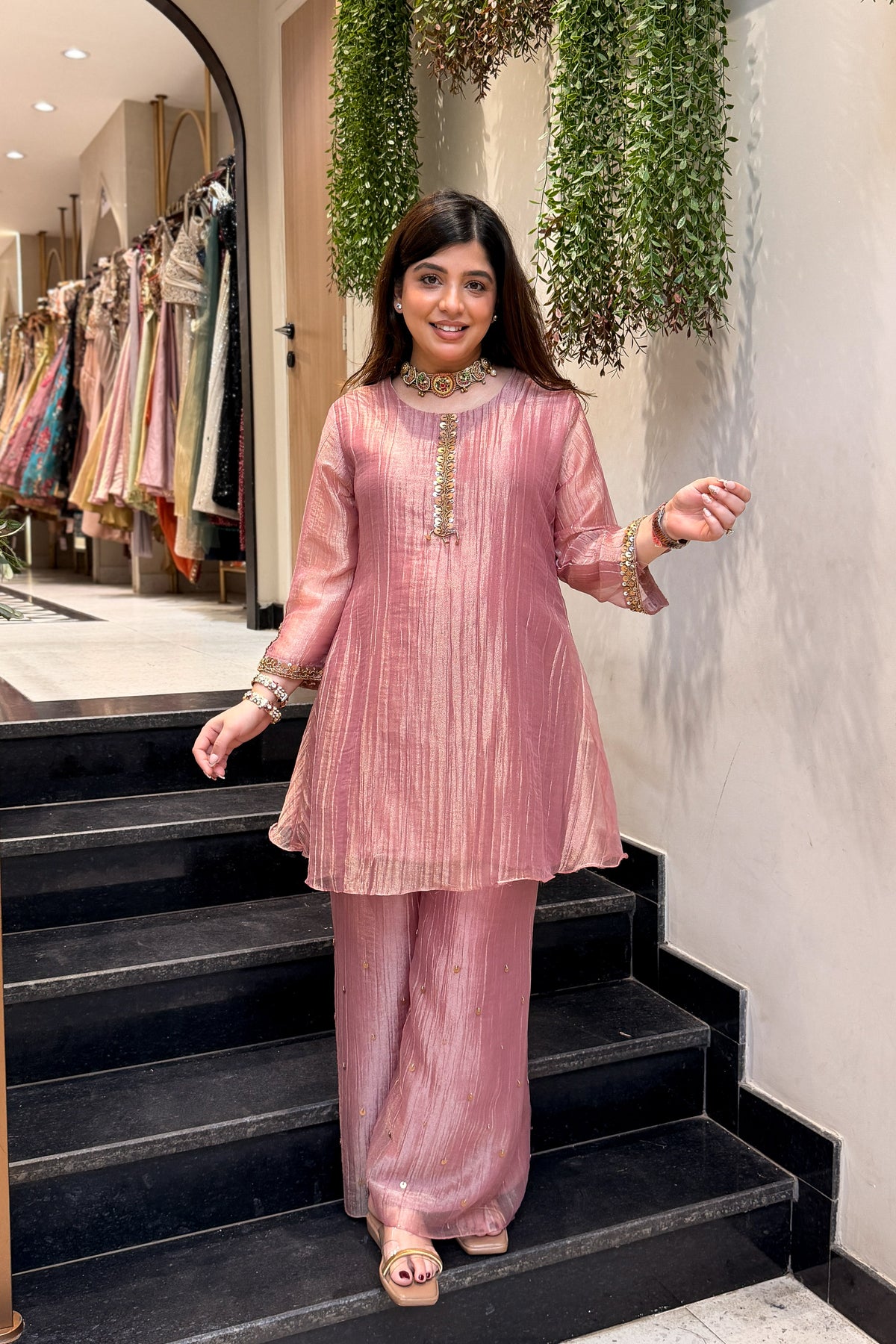Nivi Embroidered Co ord Set