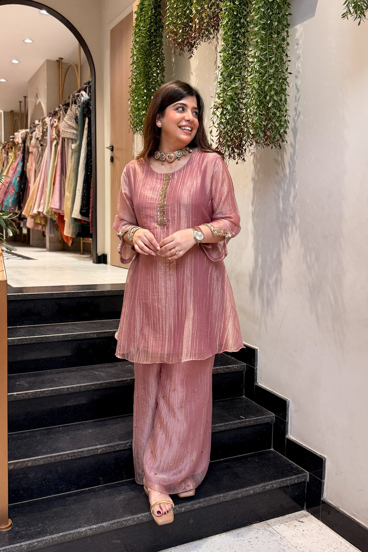 Nivi Embroidered Co ord Set