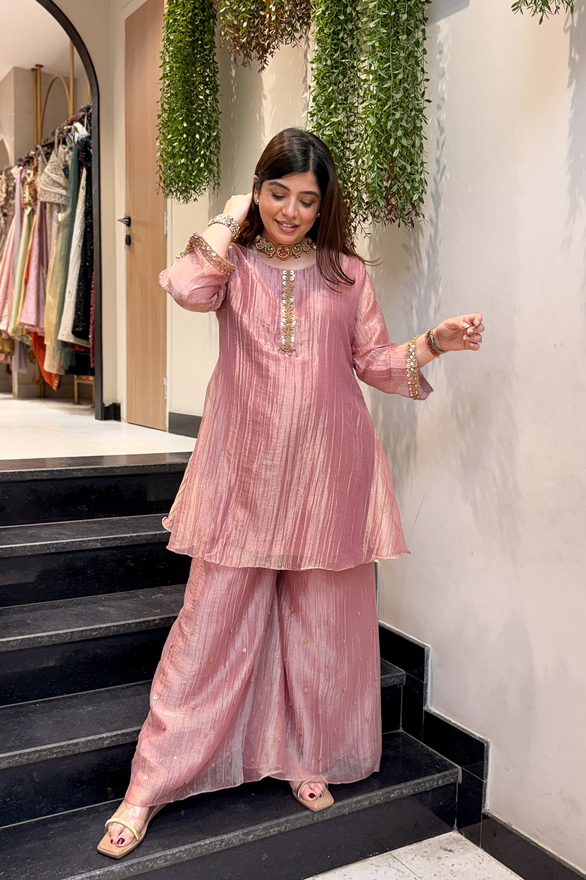Nivi Embroidered Co ord Set