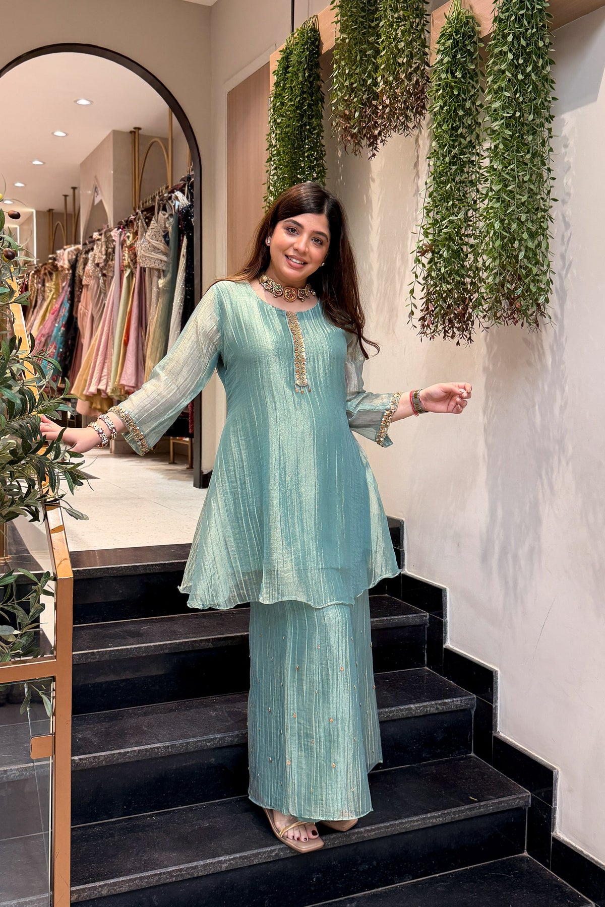 Nivi Embroidered Co ord Set