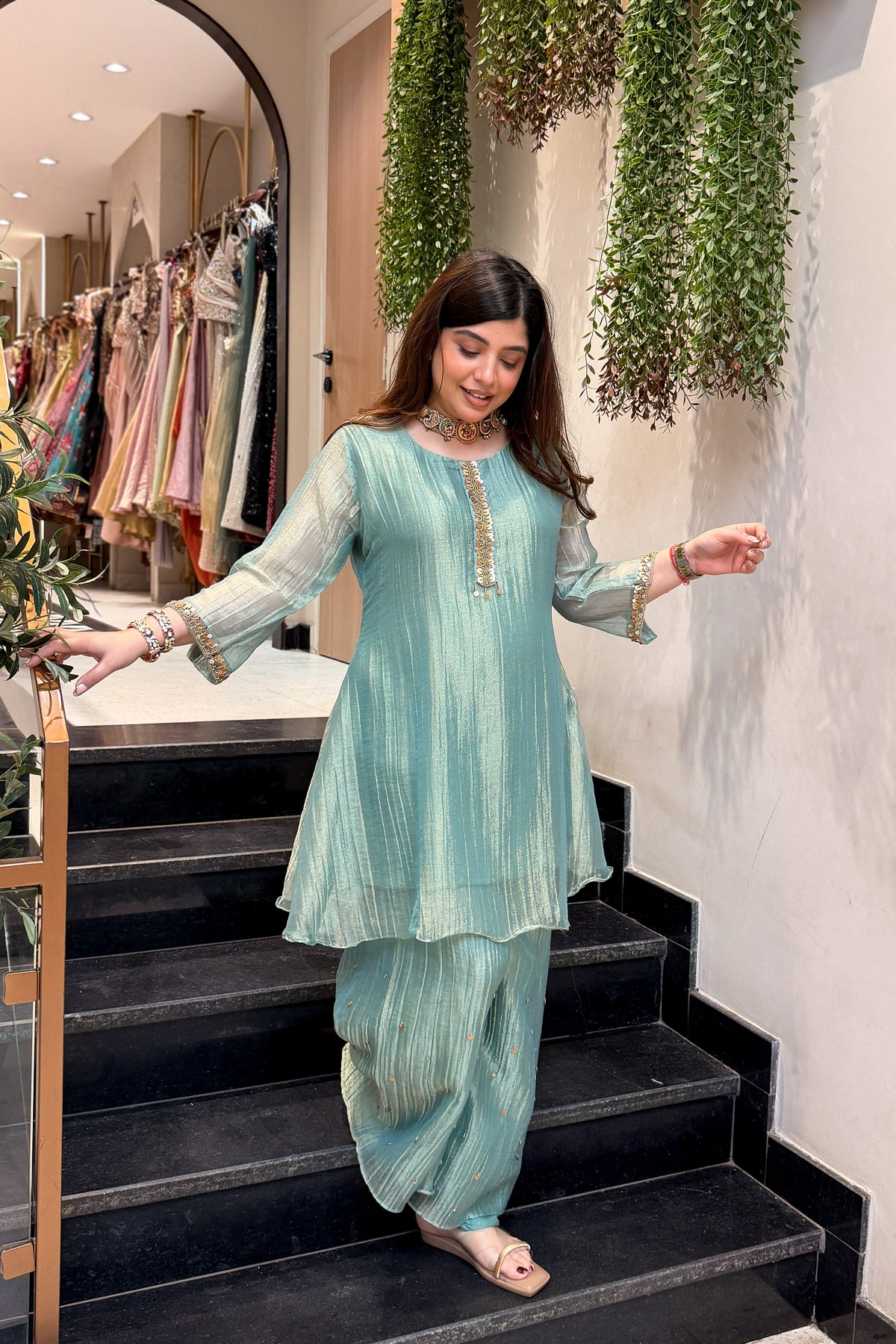 Nivi Embroidered Co ord Set