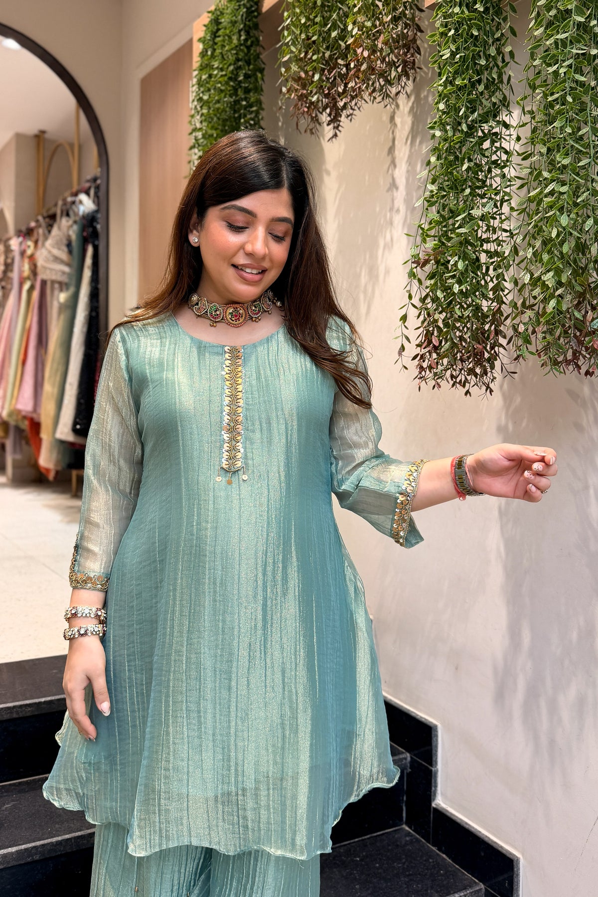 Nivi Embroidered Co ord Set