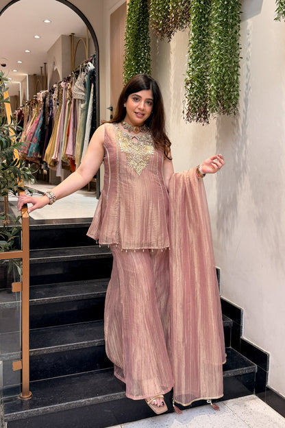 Varah Embroidered Garara Suit Set