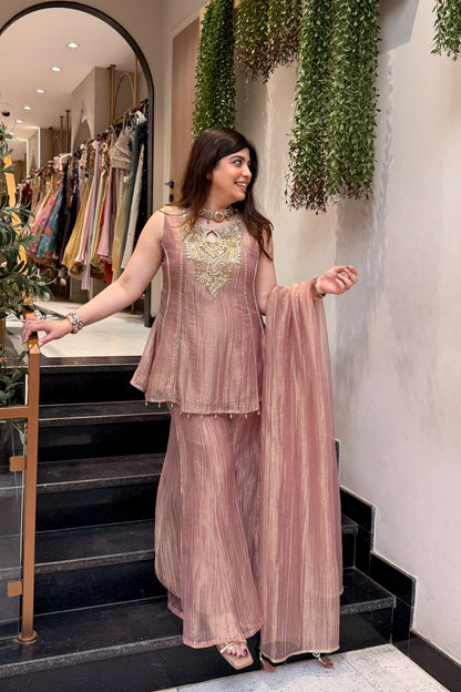 Varah Embroidered Garara Suit Set