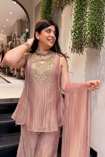 Varah Embroidered Garara Suit Set