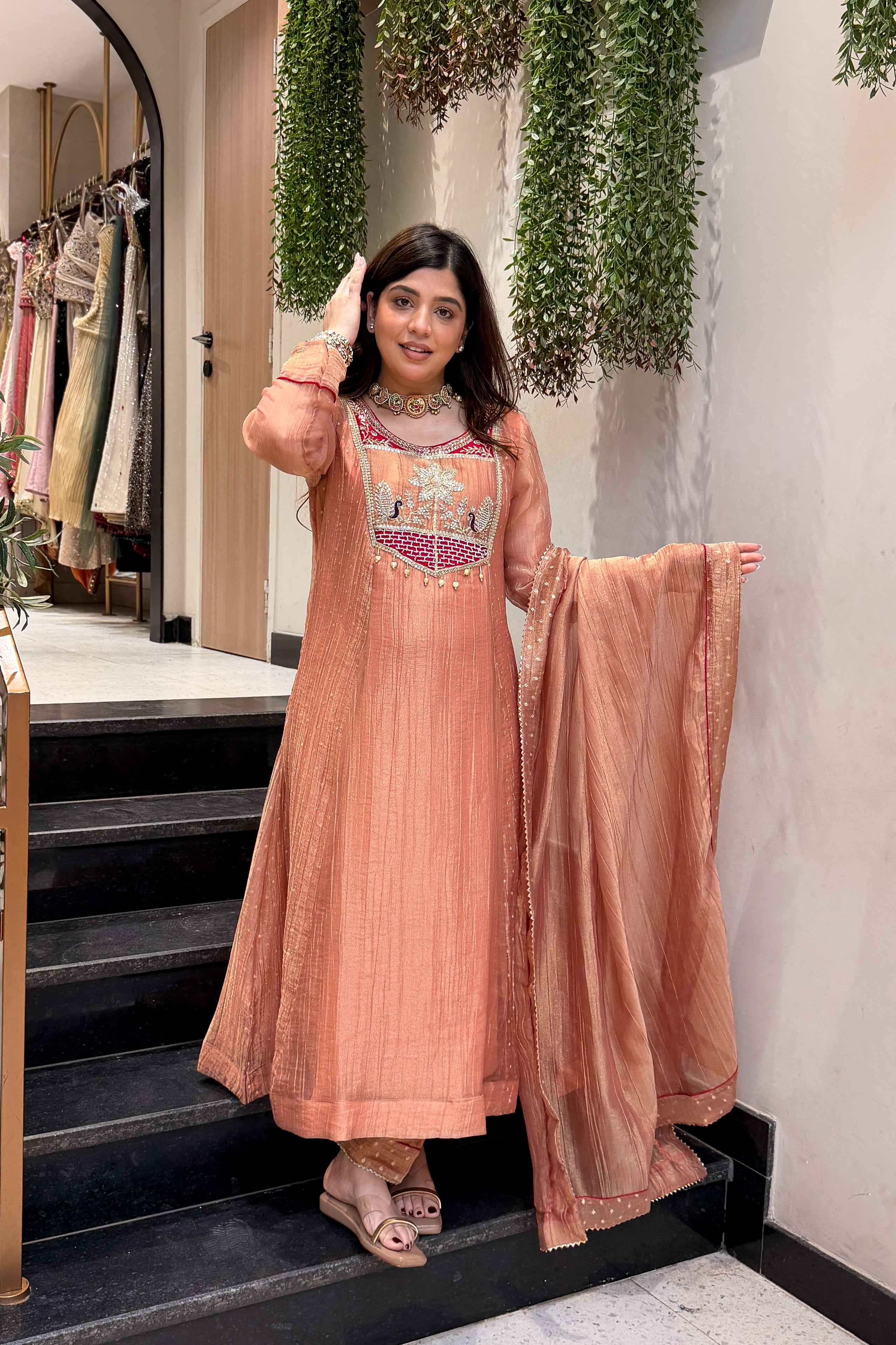 Kaveri Hand Embroidered Suit Set