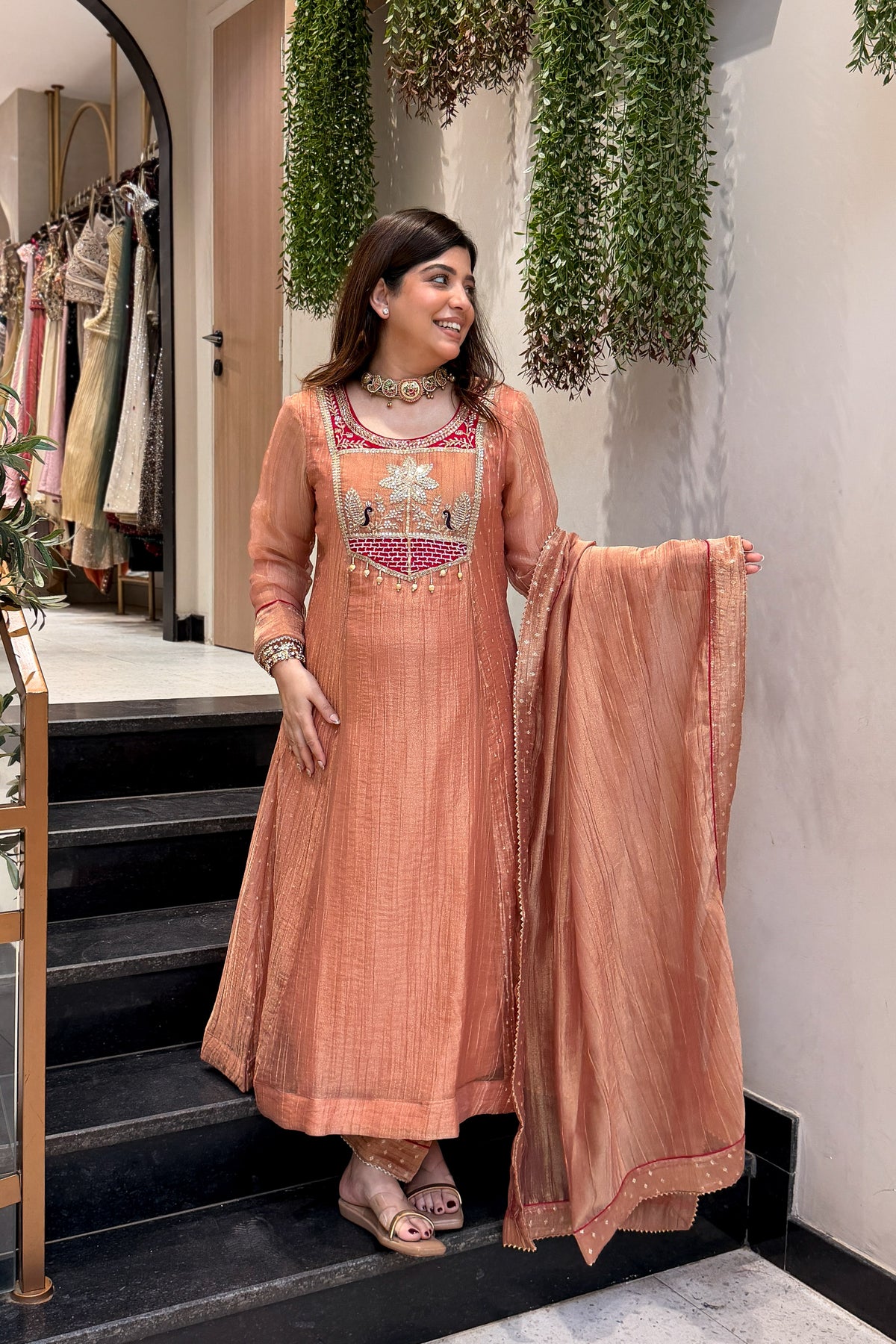 Kaveri Hand Embroidered Suit Set