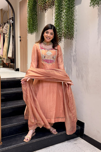 Kaveri Hand Embroidered Suit Set