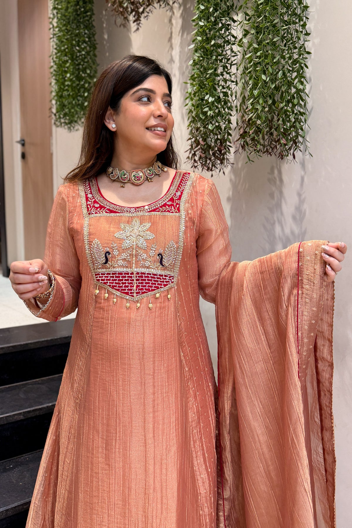 Kaveri Hand Embroidered Suit Set
