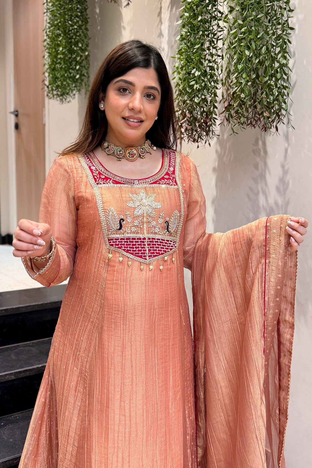 Kaveri Hand Embroidered Suit Set