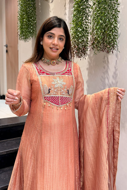 Kaveri Hand Embroidered Suit Set