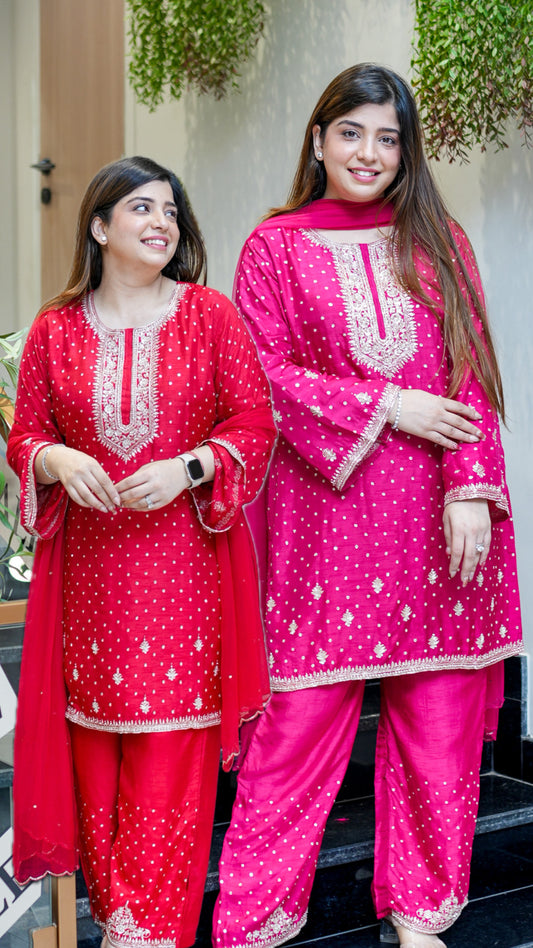Ruhani Hand Embroidered Suit Set