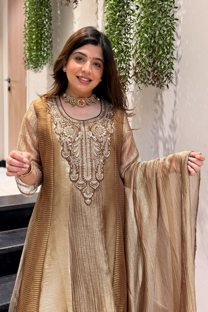 Rimi Embroidered Anarkali Suit Set