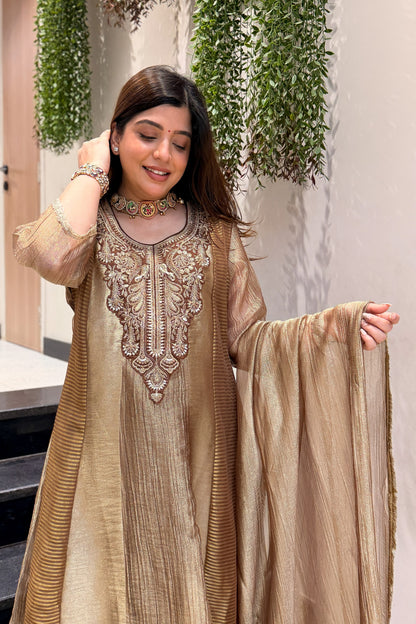Rimi Embroidered Anarkali Suit Set