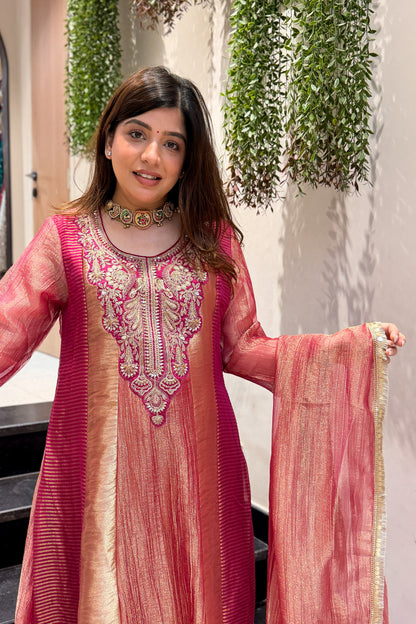 Rimi Embroidered Anarkali Suit Set