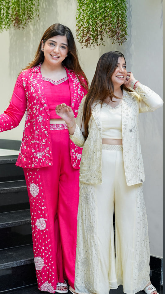 Aashi Embroidered Three Piece Set