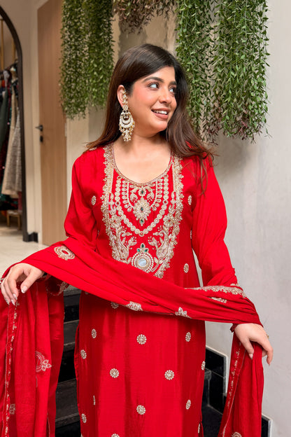 Nadira Embroidered Suit Set