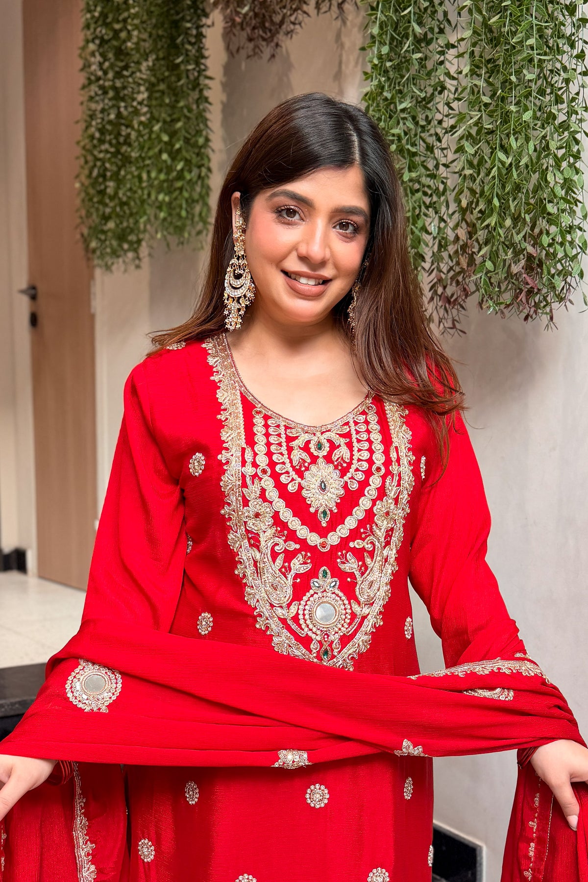 Nadira Embroidered Suit Set