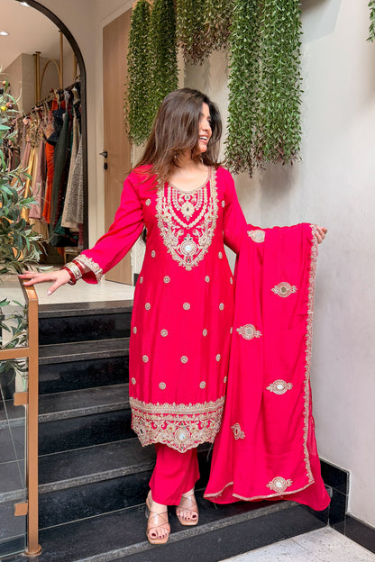 Nadira Embroidered Suit Set