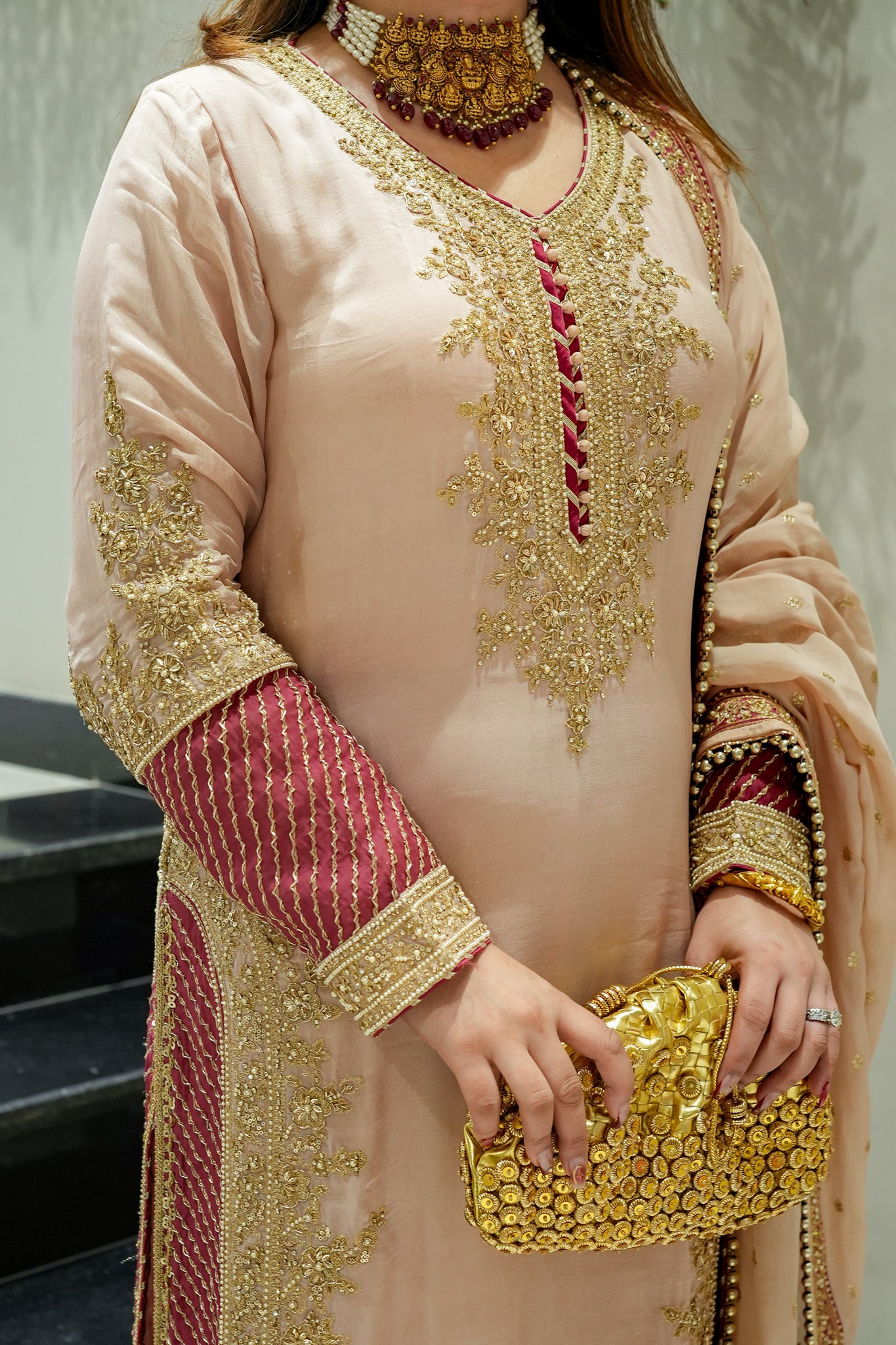 Shukar Fully Hand Embroidred Suit Set