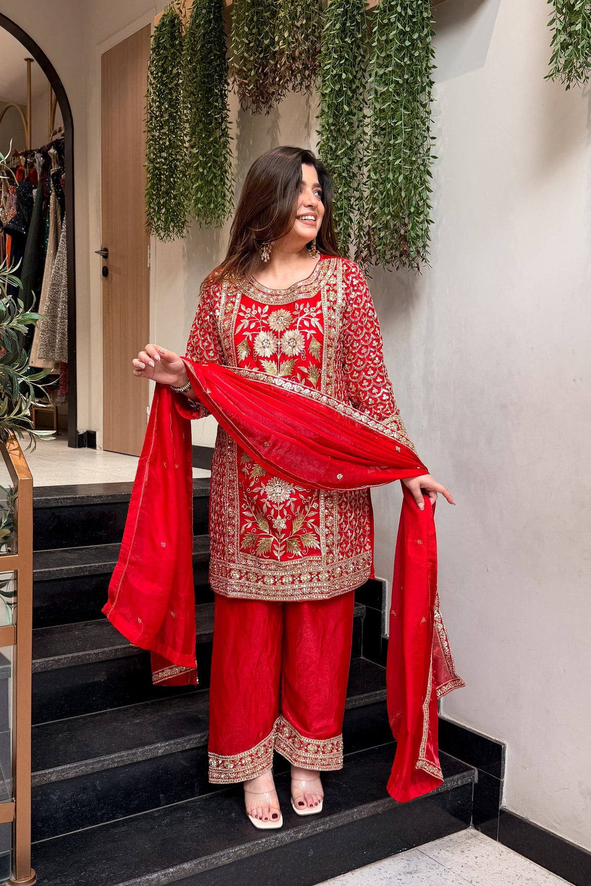 Nirvaya Embroidered Suit Set