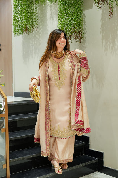 Shukar Fully Hand Embroidred Suit Set
