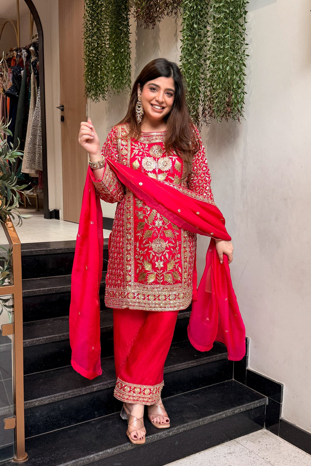 Nirvaya Embroidered Suit Set
