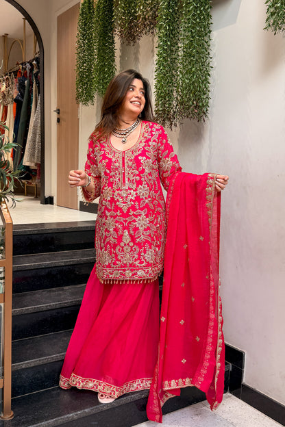 Riza Embroidered Suit Set