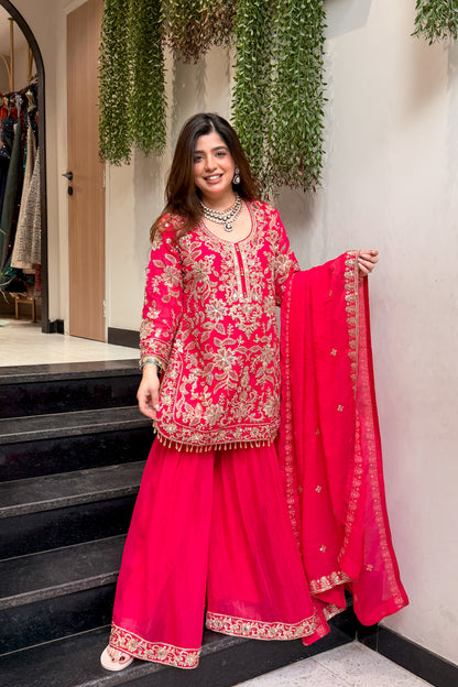 Riza Embroidered Suit Set