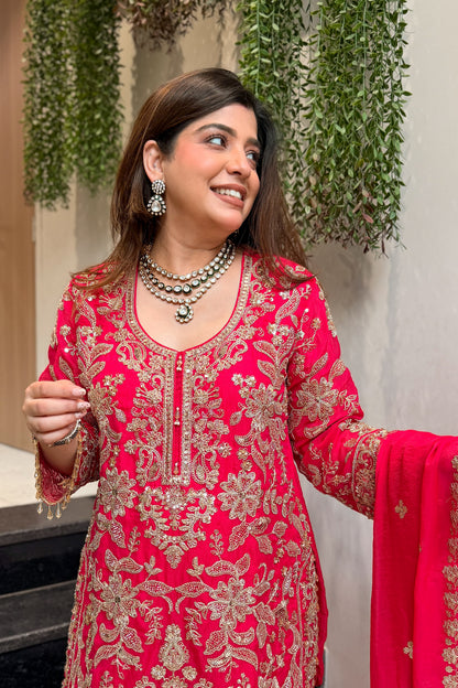 Riza Embroidered Suit Set
