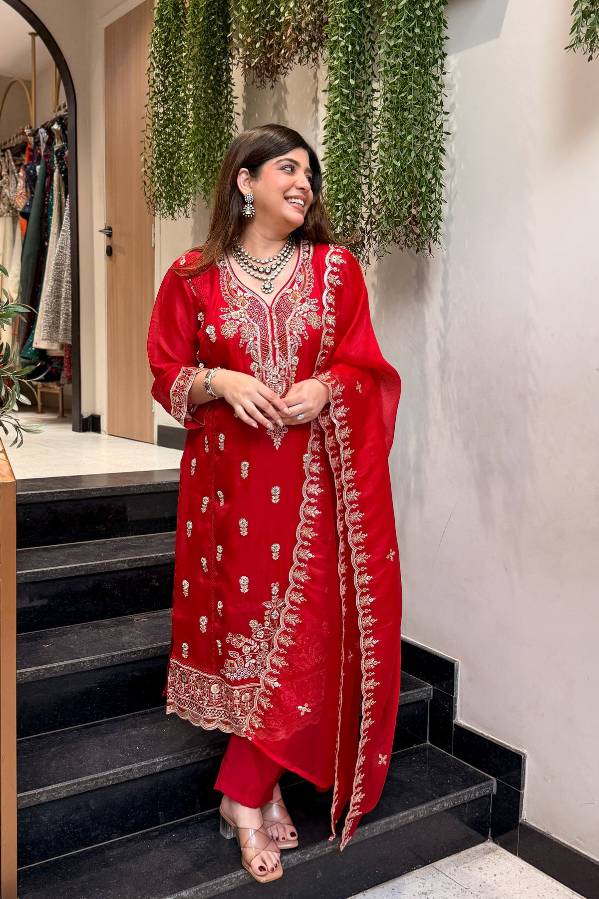 Iqra Hand Embroidered Suit Set