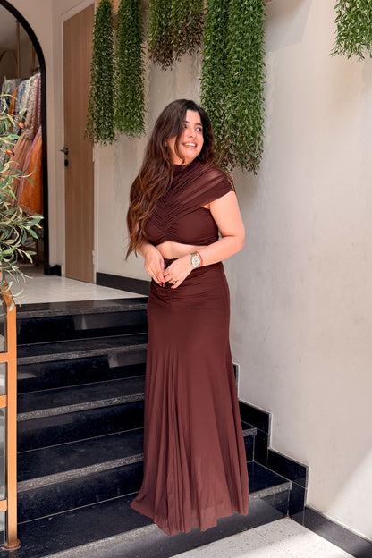 Liliana Cut-out Waist Gown