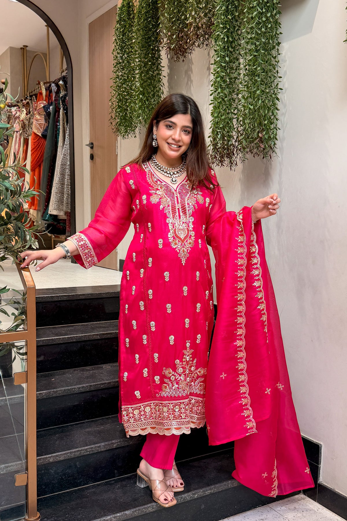 Iqra Hand Embroidered Suit Set