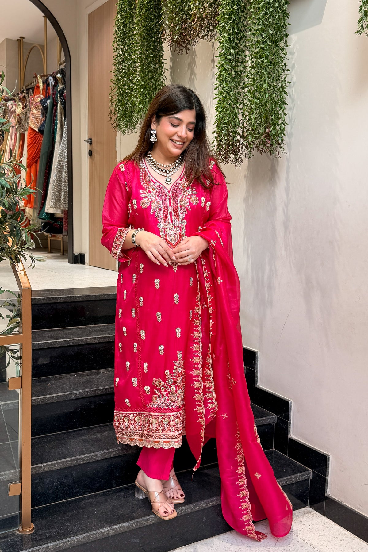 Iqra Hand Embroidered Suit Set