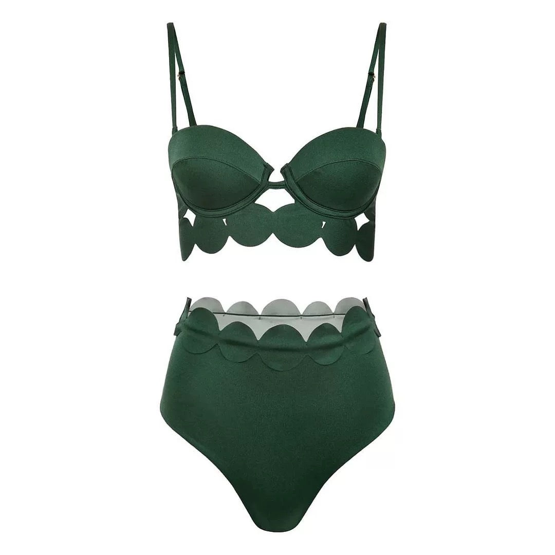 Vittoria Swimwear with Cutout Skirt