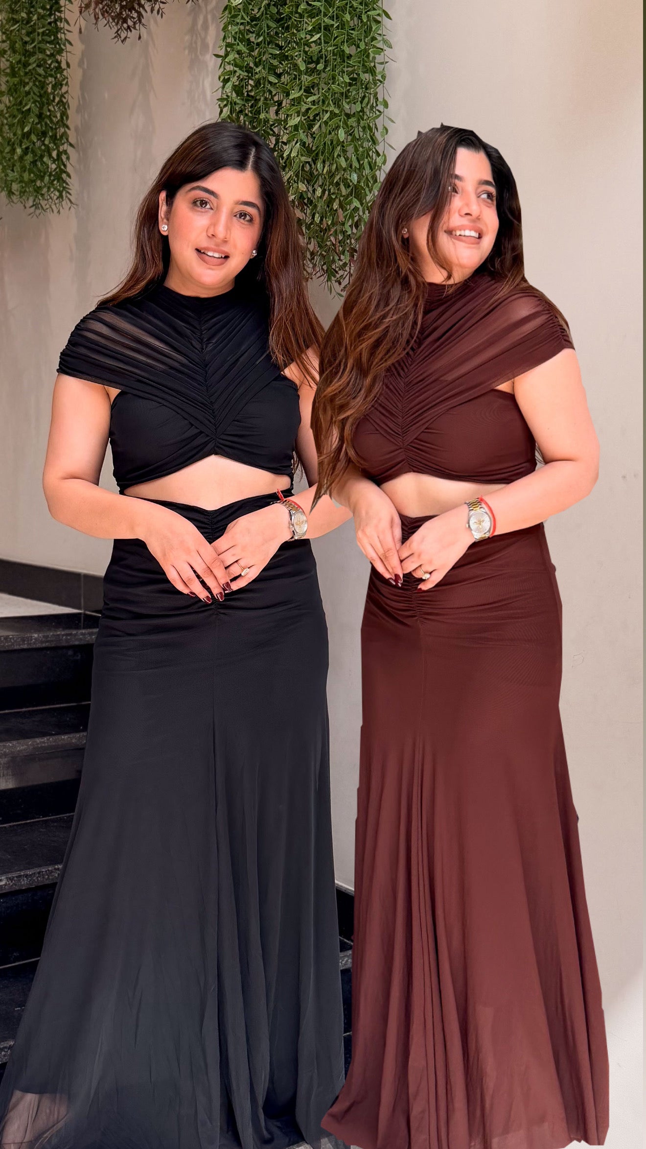 Liliana Cut-out Waist Gown
