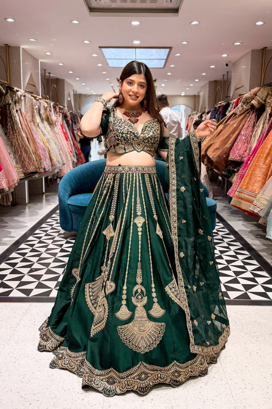 Nafisa Hand Embroidered Lehenga