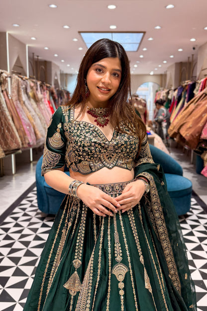 Nafisa Hand Embroidered Lehenga