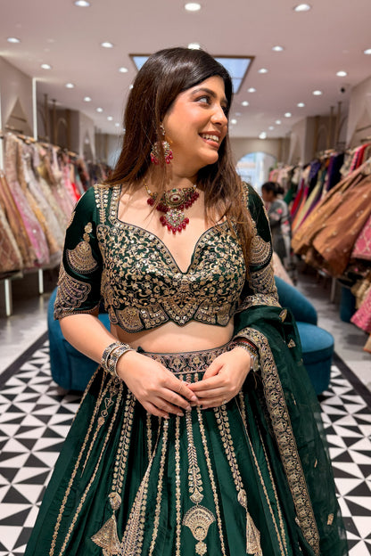 Nafisa Hand Embroidered Lehenga