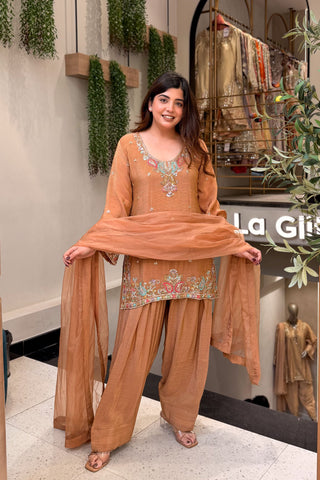 Avira Hand Embroidered Suit Set