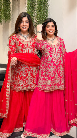 Riza Embroidered Suit Set