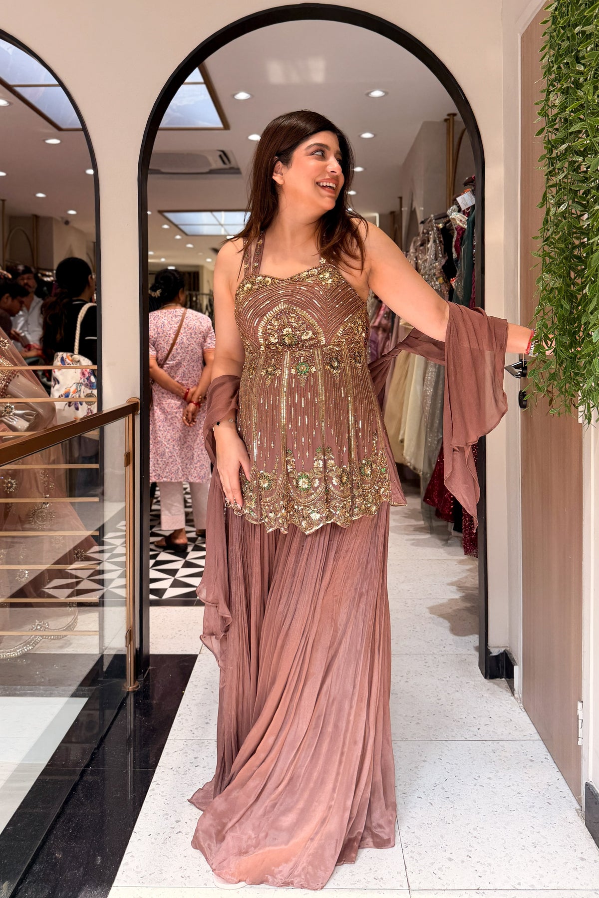 Aamna Hand Embroidered Suit Set