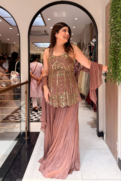 Aamna Hand Embroidered Suit Set