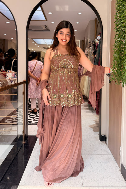 Aamna Hand Embroidered Suit Set