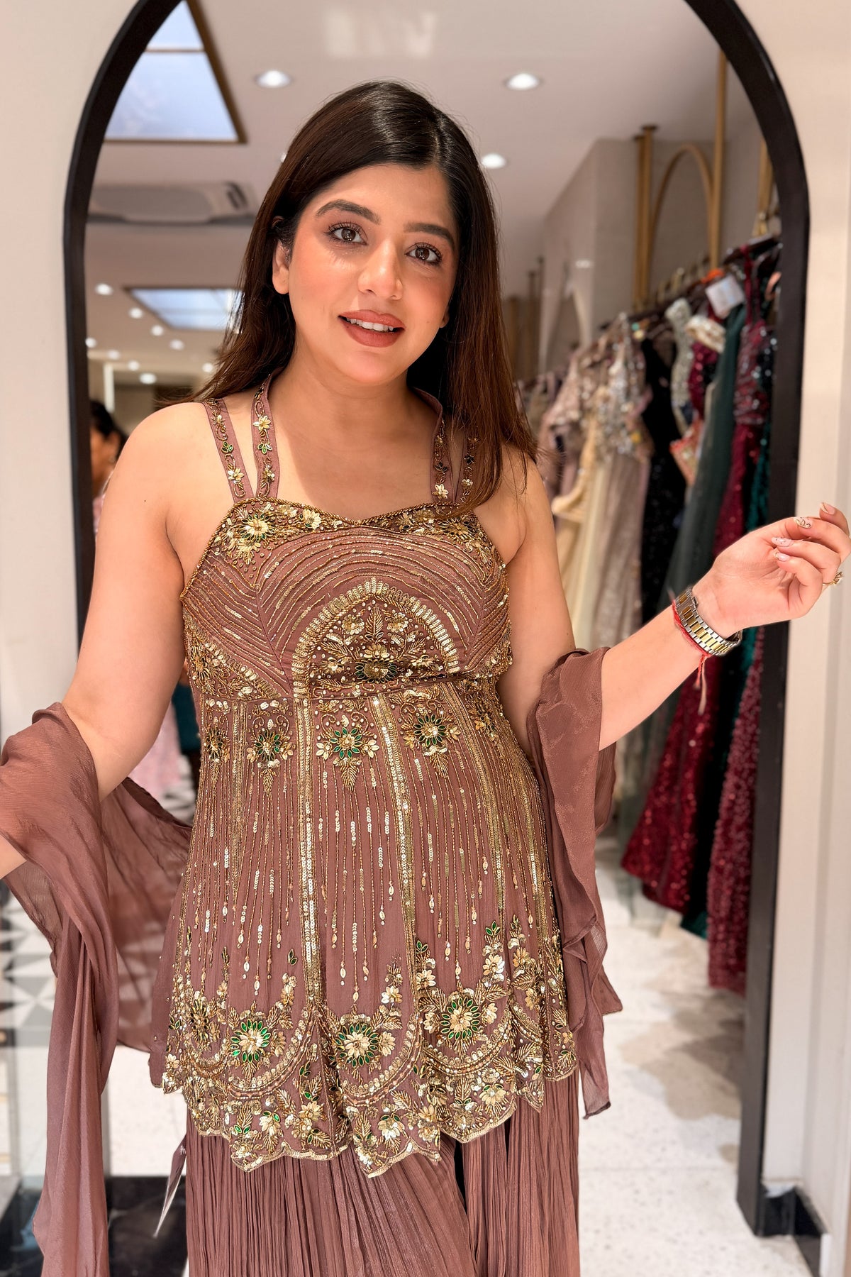 Aamna Hand Embroidered Suit Set