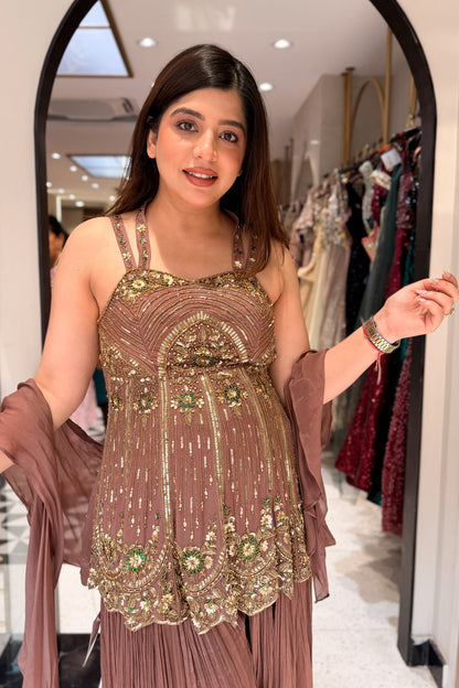 Aamna Hand Embroidered Suit Set
